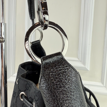 GUCCI DRAWSTING HOBO BRAIDED HANDLE LARGE IN BLACK