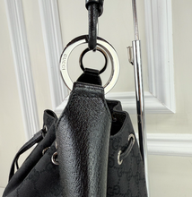 GUCCI DRAWSTING HOBO BRAIDED HANDLE LARGE IN BLACK