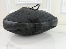 GUCCI DRAWSTING HOBO BRAIDED HANDLE LARGE IN BLACK
