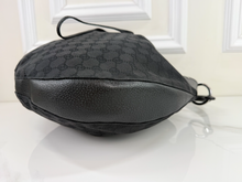 GUCCI DRAWSTING HOBO BRAIDED HANDLE LARGE IN BLACK