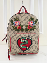 GUCCI GG KINGSNAKE HEART BACKPACK