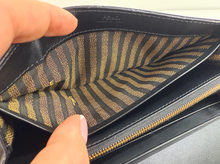 FENDI VITELLO PALMELLATO CONTINENTAL WALLET ON CHAIN