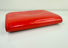 LOUIS VUITTON WALLET FRENCH PURSE COMPACT VERNIS RED