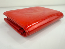 LOUIS VUITTON WALLET FRENCH PURSE COMPACT VERNIS RED