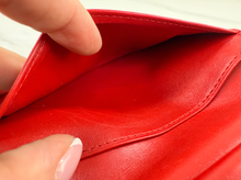 LOUIS VUITTON WALLET FRENCH PURSE COMPACT VERNIS RED