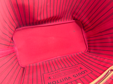 LOUIS VUITTON NEVERFULL MM MONO CHERRY RED INTERIOR
