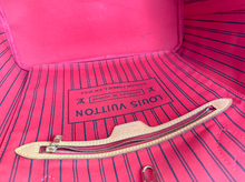 LOUIS VUITTON NEVERFULL MM MONO CHERRY RED INTERIOR