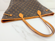 LOUIS VUITTON NEVERFULL MM MONO CHERRY RED INTERIOR