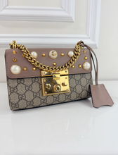 GUCCI SMALL PEARL PADLOCK BAG
