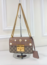 GUCCI SMALL PEARL PADLOCK BAG