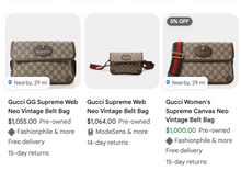 GUCCI BELT BAG NEO VINTAGE WEB