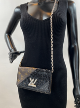 LOUIS VUITTON TWIST CHAIN CROSSBODY CUSTOM EMBELLISHED