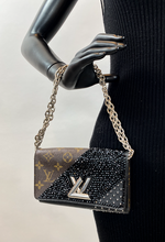 LOUIS VUITTON TWIST CHAIN CROSSBODY CUSTOM EMBELLISHED