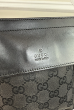 GUCCI BELT BAG GG WEB DOUBLE POCKET IN ALL BLACK