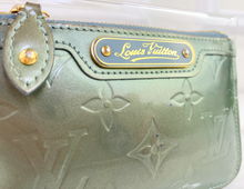 LOUIS VUITTON KEY POUCH LARGE VERNIS BLUE NUIT