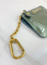 LOUIS VUITTON KEY POUCH LARGE VERNIS BLUE NUIT
