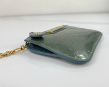 LOUIS VUITTON KEY POUCH LARGE VERNIS BLUE NUIT