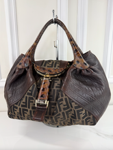 FENDI ZUCCA NAPPA NUVOLATA VITELLO TORTUGA SPY BAG
