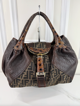 FENDI ZUCCA NAPPA NUVOLATA VITELLO TORTUGA SPY BAG