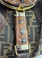 FENDI ZUCCA NAPPA NUVOLATA VITELLO TORTUGA SPY BAG
