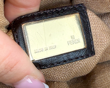 FENDI ZUCCA NAPPA NUVOLATA VITELLO TORTUGA SPY BAG