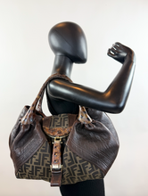 FENDI ZUCCA NAPPA NUVOLATA VITELLO TORTUGA SPY BAG