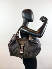 FENDI ZUCCA NAPPA NUVOLATA VITELLO TORTUGA SPY BAG