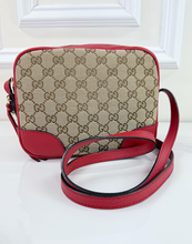 GUCCI MINI BREE MESSENGER BAG RED
