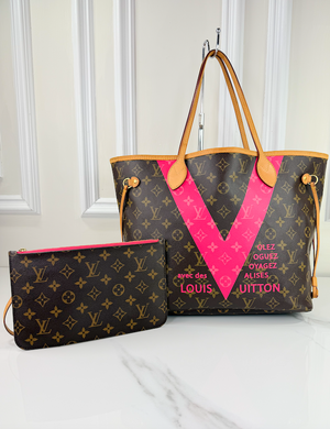 LOUIS VUITTON NEVERFULL MM "MONOGRAM V" FULL SET LIMITED EDITION