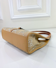 GUCCI JACKI JUMBO GG KHAKI CRYSTAL