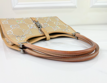 GUCCI JACKI JUMBO GG KHAKI CRYSTAL