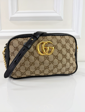 GUCCI MARMONT GG CANVAS CROSSBODY