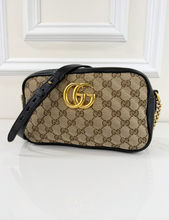 GUCCI MARMONT GG CANVAS CROSSBODY