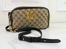 GUCCI MARMONT GG CANVAS CROSSBODY