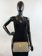 GUCCI MARMONT GG CANVAS CROSSBODY