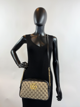 GUCCI MARMONT GG CANVAS CROSSBODY