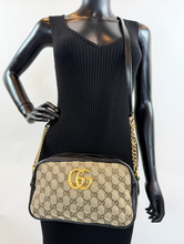 GUCCI MARMONT GG CANVAS CROSSBODY