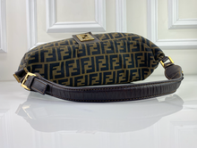 FENDI VINTAGE MAMA BAGUETTE ZUCCA FLAP LARGE HOBO
