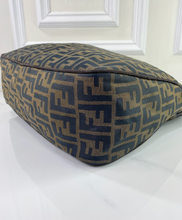 FENDI VINTAGE MAMA BAGUETTE ZUCCA FLAP LARGE HOBO