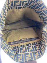 FENDI VINTAGE MAMA BAGUETTE ZUCCA FLAP LARGE HOBO