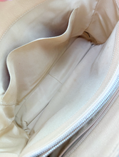 CHANEL CAVIAR QUILTED GRAND SHOPPING TOTE BEIGE & SILVER