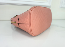 GUCCI MICROGUSSISSIMA MINI DOME BAG IN PINK