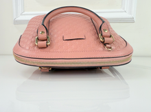 GUCCI MICROGUSSISSIMA MINI DOME BAG IN PINK