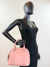 GUCCI MICROGUSSISSIMA MINI DOME BAG IN PINK