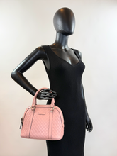 GUCCI MICROGUSSISSIMA MINI DOME BAG IN PINK