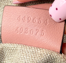 GUCCI MICROGUSSISSIMA MINI DOME BAG IN PINK