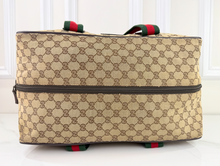 GUCCI CARRY ALL WEB DUFFLE BAG