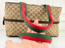 GUCCI CARRY ALL WEB DUFFLE BAG