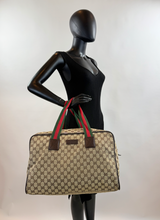 GUCCI CARRY ALL WEB DUFFLE BAG