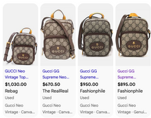 GUCCI NEO VINTAGE DOUBLE ZIP MINI MESSENGER